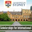 International Scholarships at University of Sydney in Australia 2022