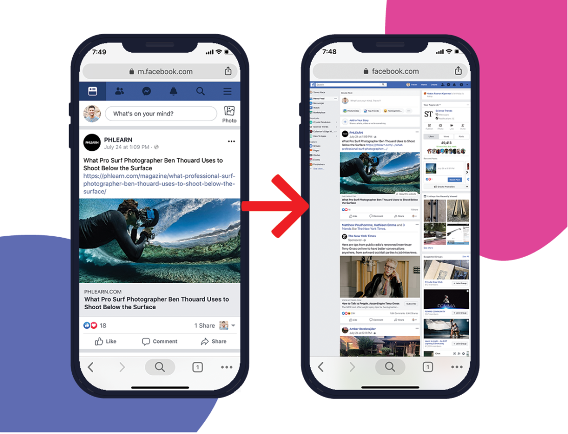 How To Use The Full Facebook Desktop Site On Mobile 2023 How To Use The Full Facebook Desktop Site On Mobile 2023