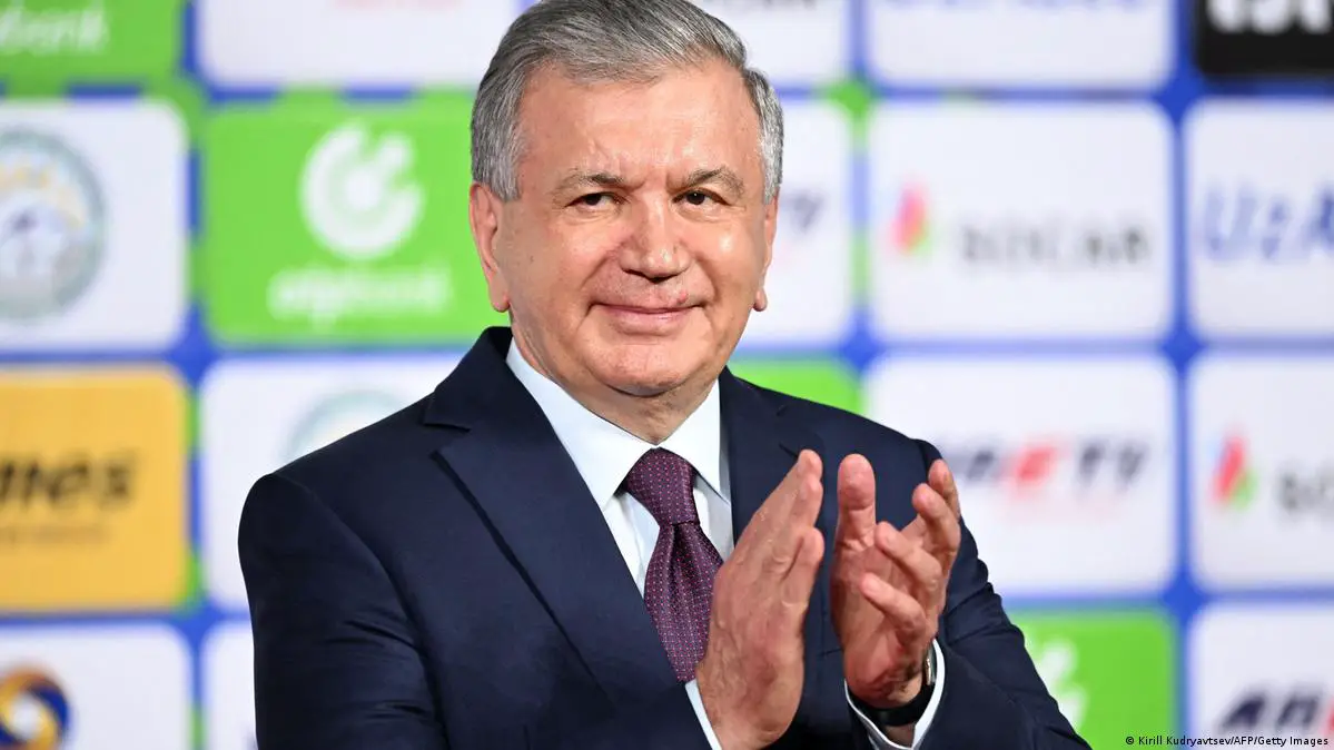 The President of Uzbekistan Shavkat Mirziyoyev